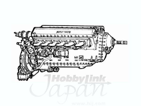 RR Merlin Engine Set for Mosquito Tamiya | HLJ.com