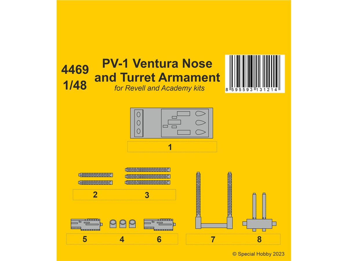 PV-1 Ventura Nose and Turret Armament