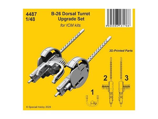 B-26 Dorsal Turret Upgrade Set / for ICM kit