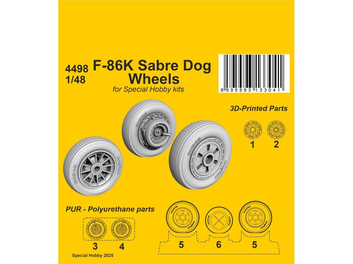 F-86K Sabre Dog Wheels