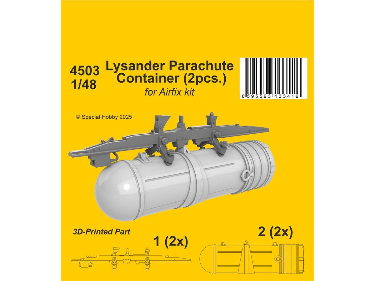 Lysander Parachute Container / for Airfix kit