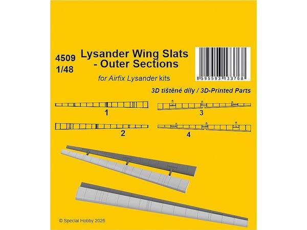 Lysander Wing Slats - Outer Sections for Airfix kit