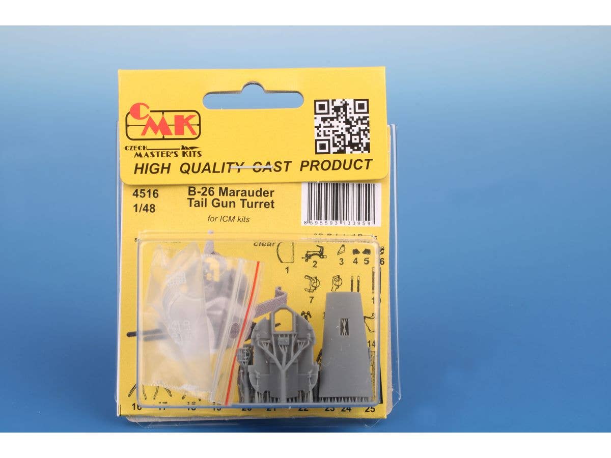 B-26 Marauder Tail Gun Turret / for ICM kits