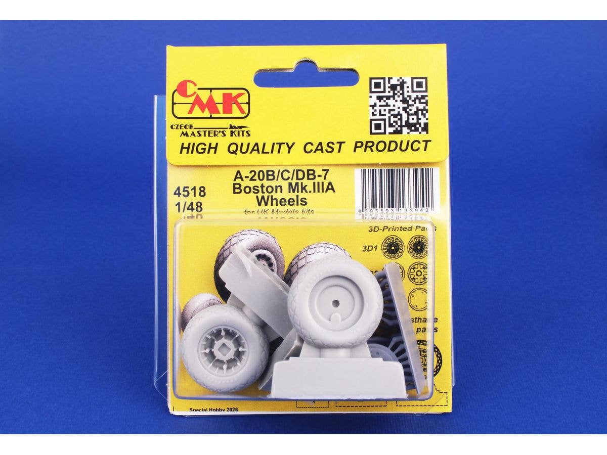 A-20B/C/DB-7 Boston Mk.III Wheels / for HK Models kits