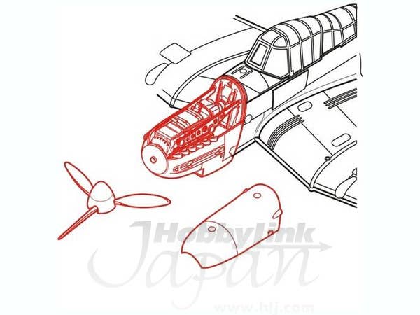 JU-87G engine set for Academy | HLJ.com