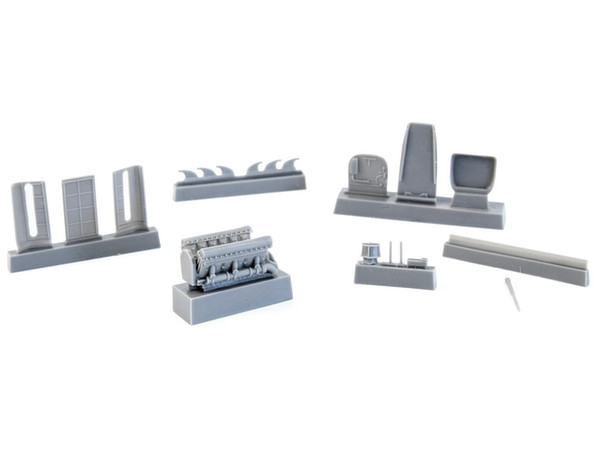 Dewoitine D-520 Engine Set (for Hasegawa)