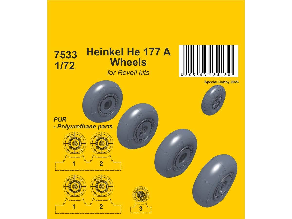 Heinkel He 177 A Wheels / for Revell kits