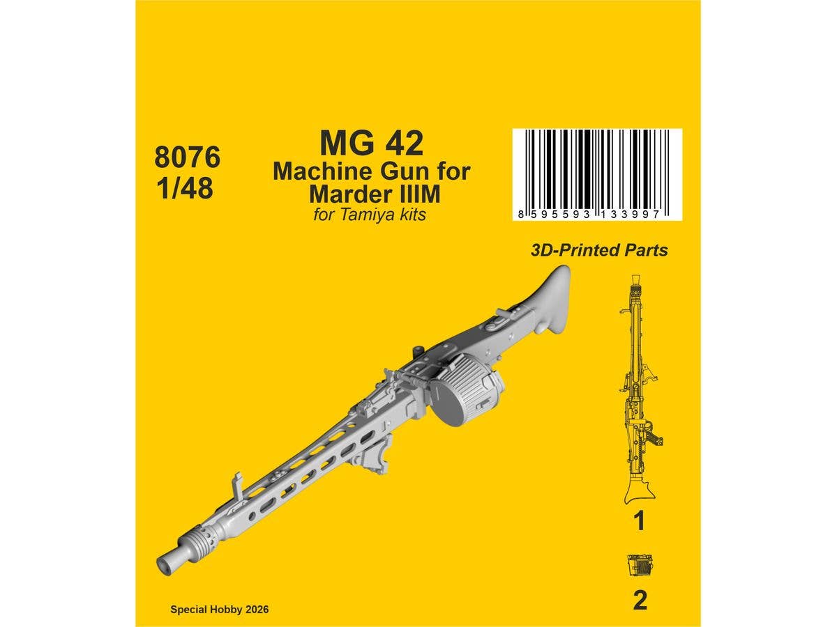 MG 42 Machine Gun for Marder IIIM / for Tamiya kit