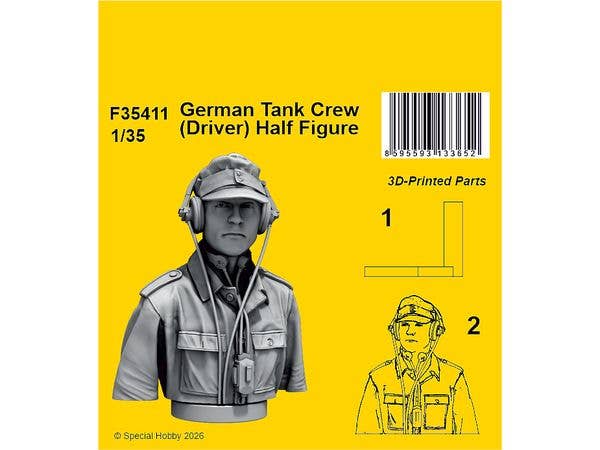 German Tank Crew (Driver) Half Figure