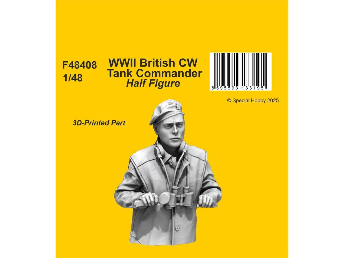 WWII British CW Tank Commander / Half Figure