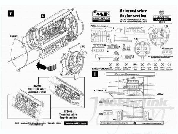 U-Boot VII Engine section | HLJ.com