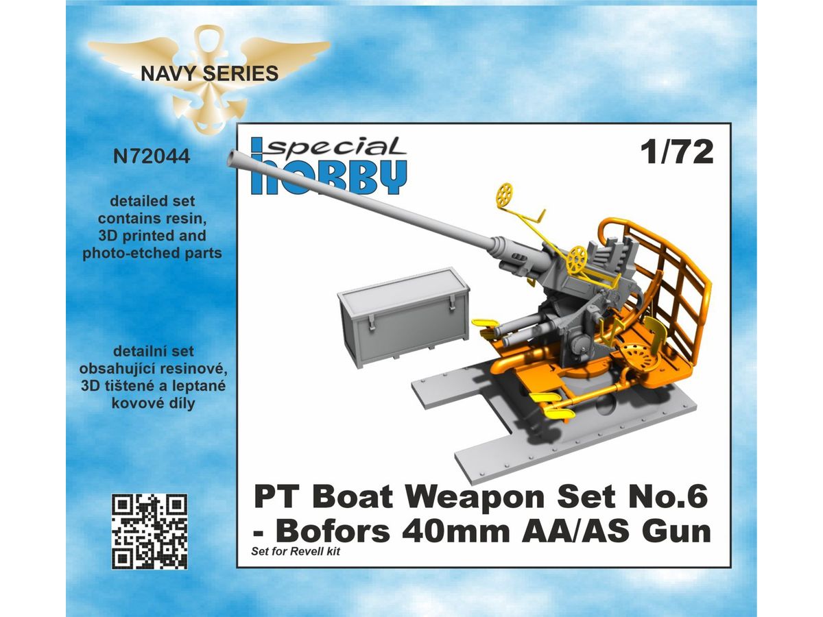 PT Boat Weapon Set No.6 - Bofors 40mm AA/AS Gun