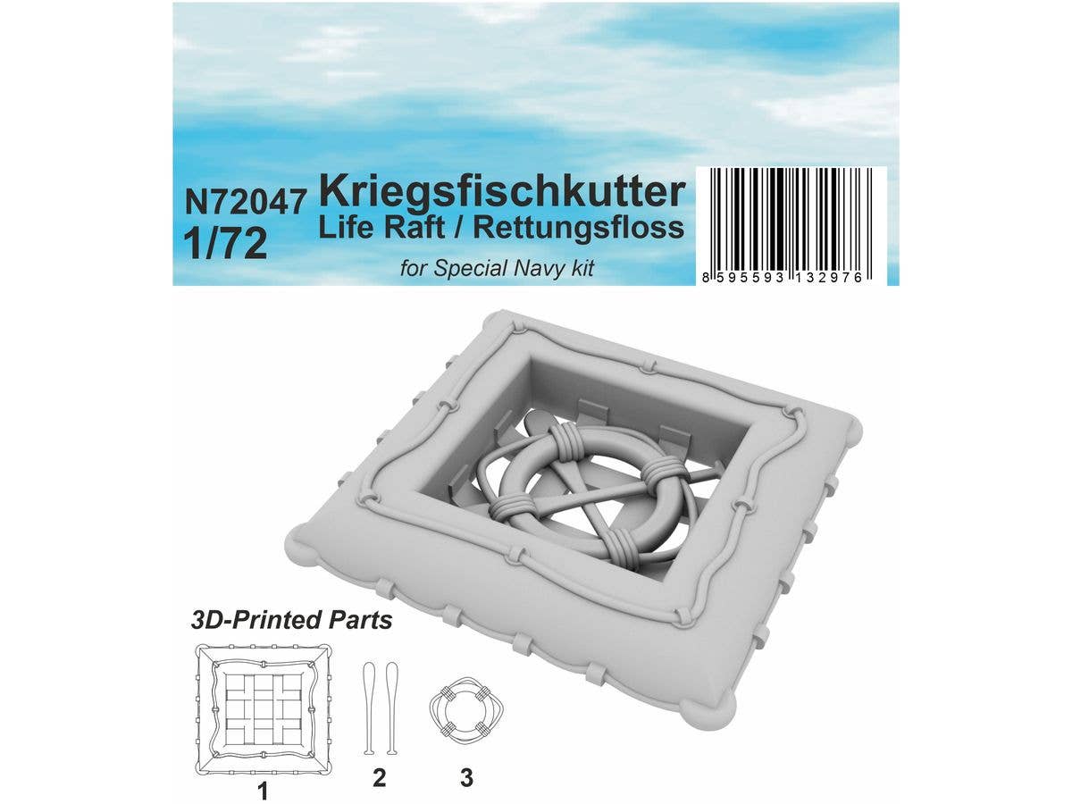 Kriegsfischkutter Life Raft / Rettungsfloss (for Special Hobby)