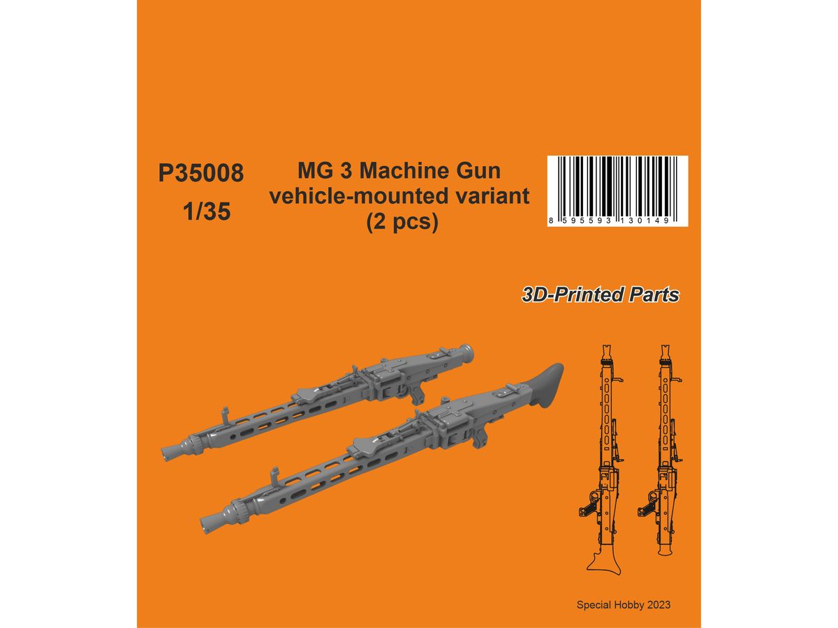 MG 3 Machine Gun - vehicle-mounted variant (2 pcs)