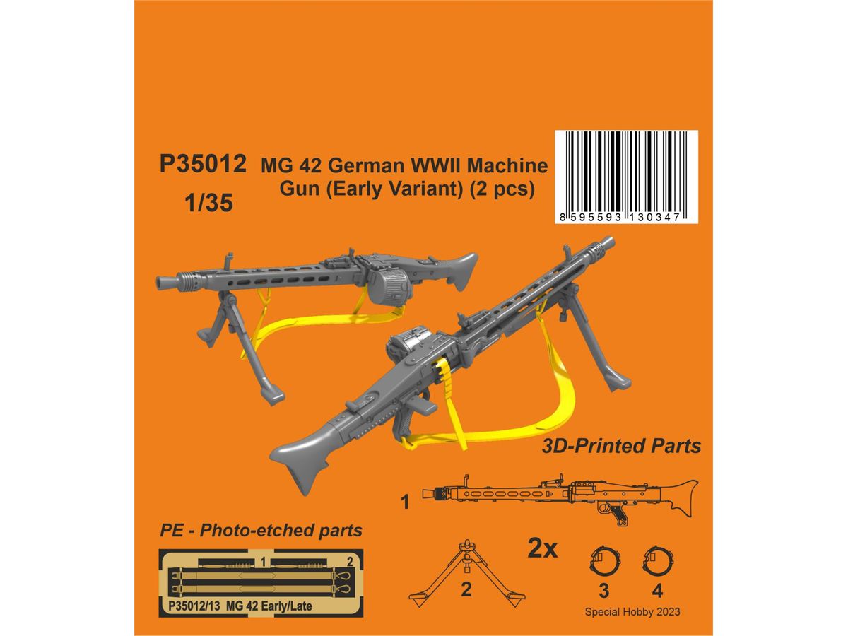 MG 42 German WWII Machine Gun (Early Variant)