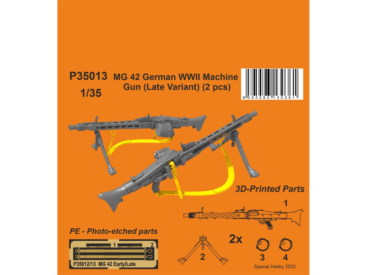 MG 42 German WWII Machine Gun (Late Variant)