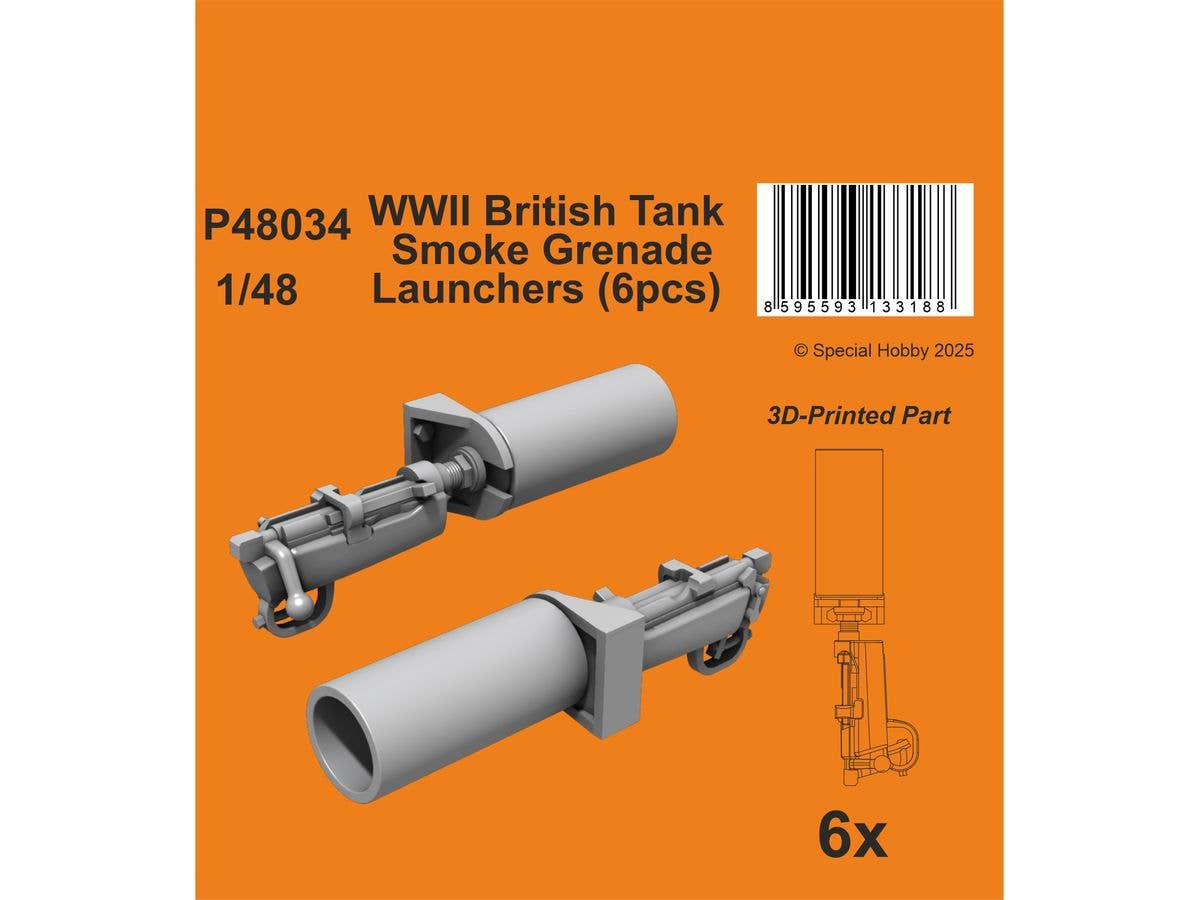 WWII British Tank Smoke Grenade Launchers