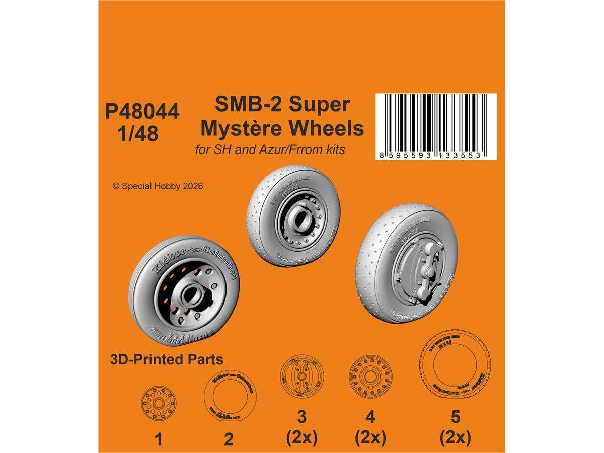 SMB-2 Super Mystere Wheels / for SH and Azur/Frrom kits