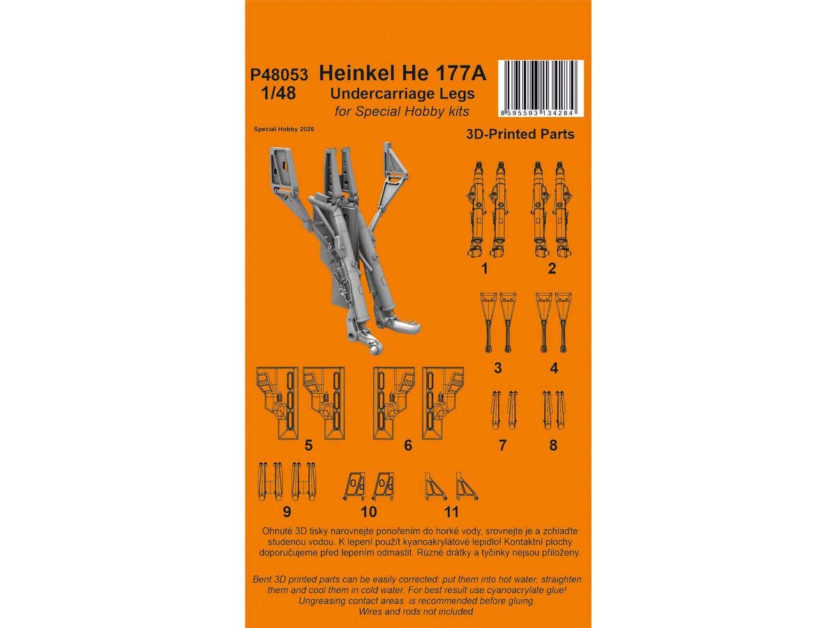 Heinkel He 177A Undercarriage Legs/ for SH kits