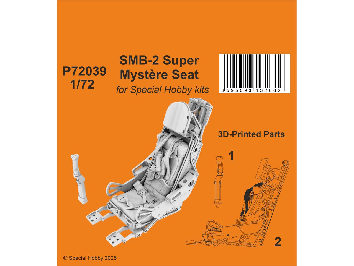 SMB-2 Super Mystere Seat / for Special Hobby kits