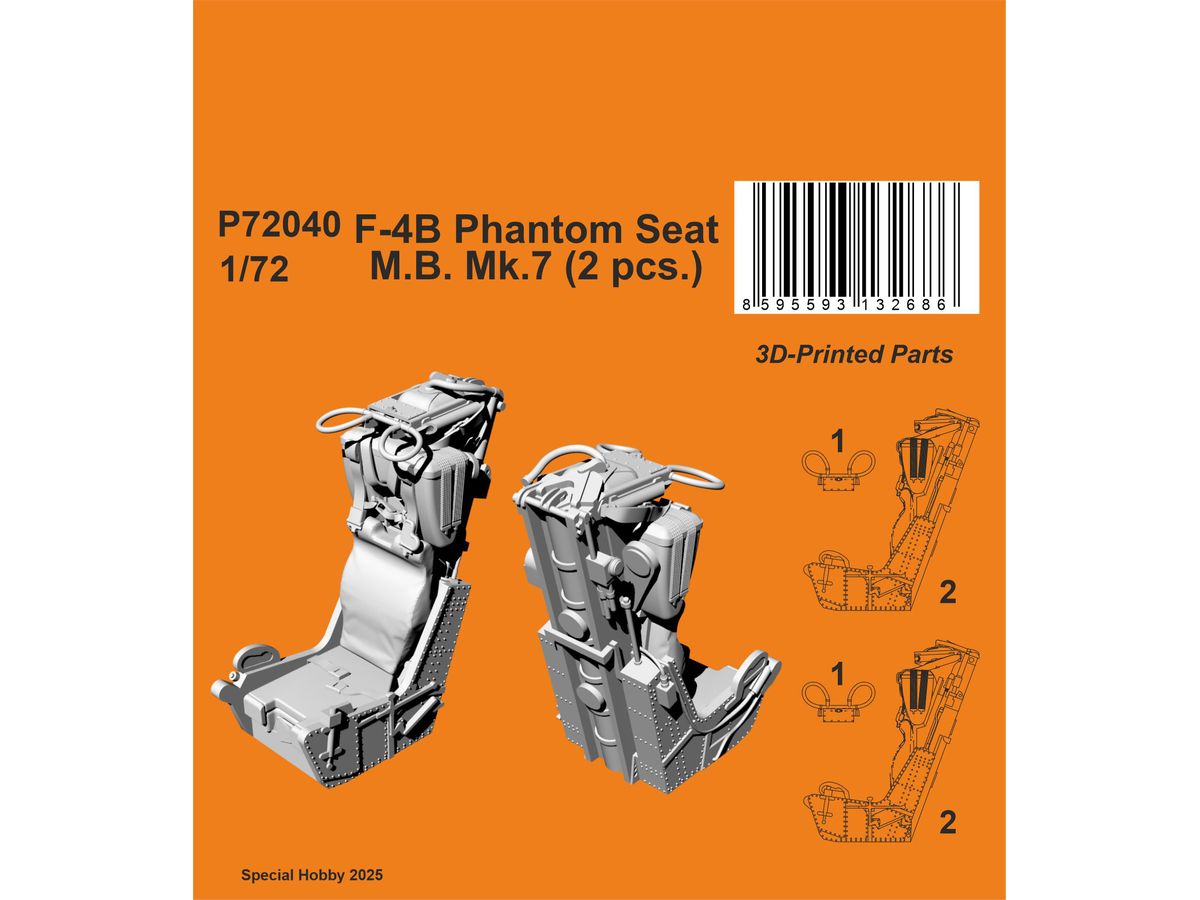 F-4B Phantom Seat - M.B. Mk.7 (2 pcs.)