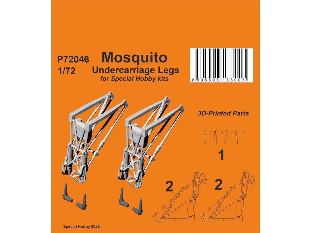 Mosquito Undercarriage Legs / for Special Hobby kits