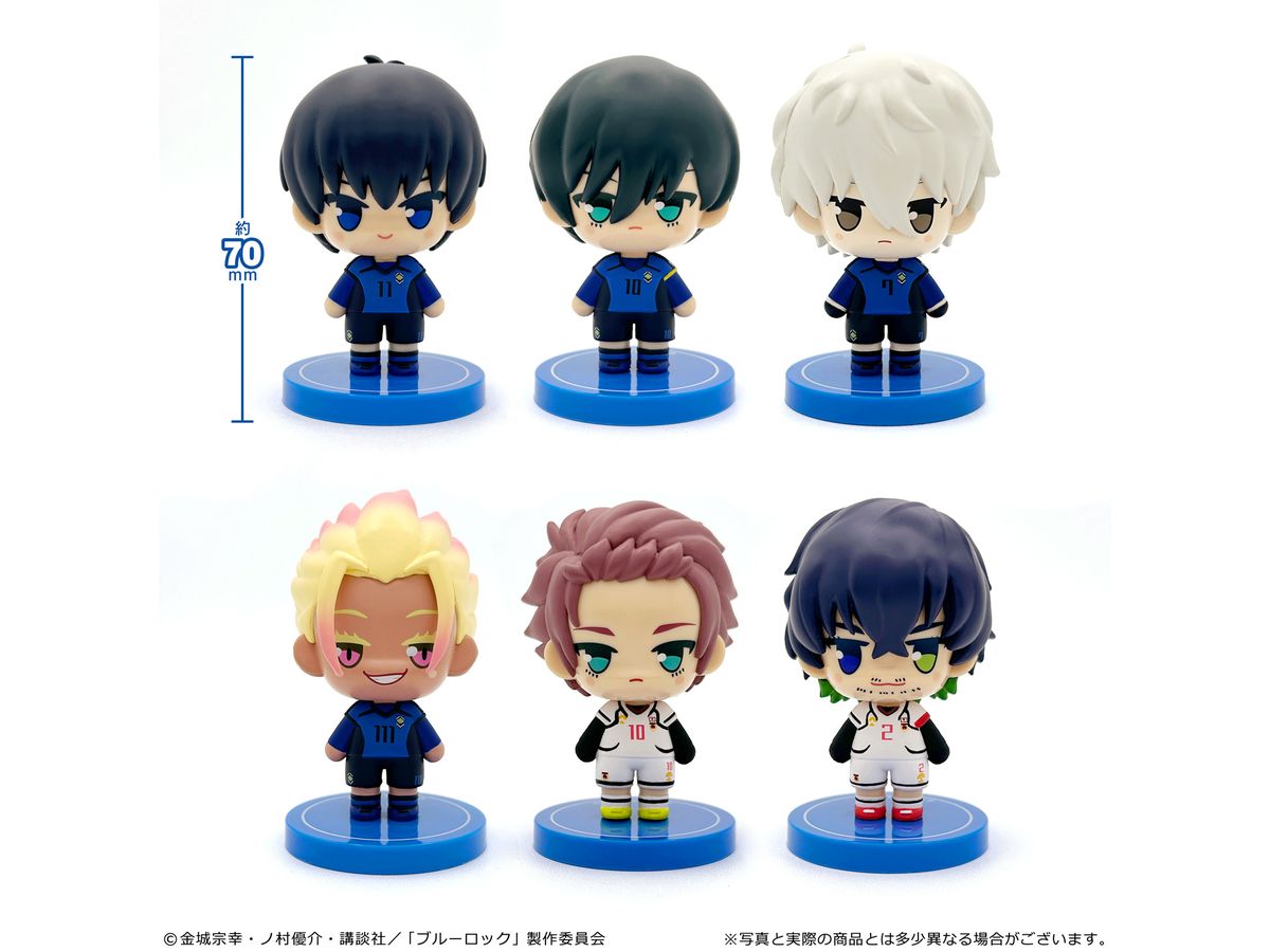 Tv Anime Blue Lock Trading Mini Figures 1 Box 6Pcs
