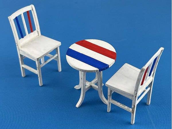 Round Table & Two Chairs