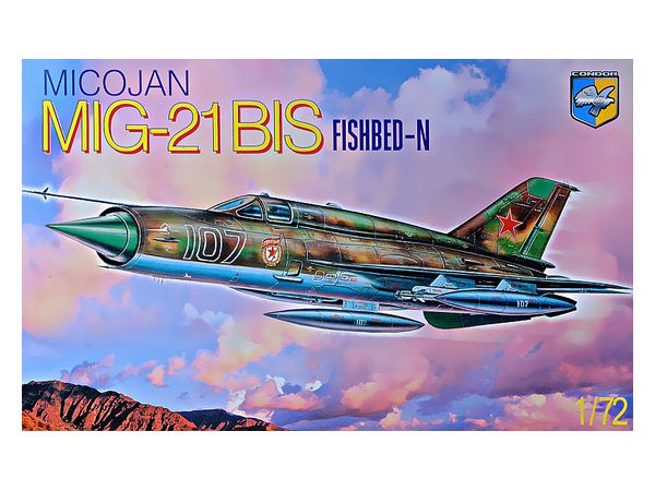 MiG-21 BIS Fishbed-N Soviet Fighter (2 Types Of Decals Included)