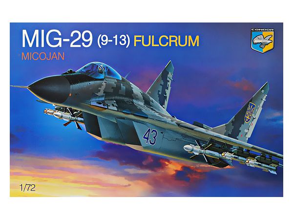 MiG-29 (9-13) Soviet Prototype Fighter (3 Types Of Decals Included)