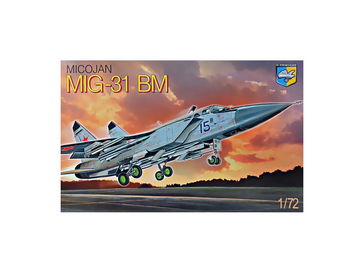 MiG-31 BM Foxhound Soviet Interceptor (2 Types Of Decals Included)