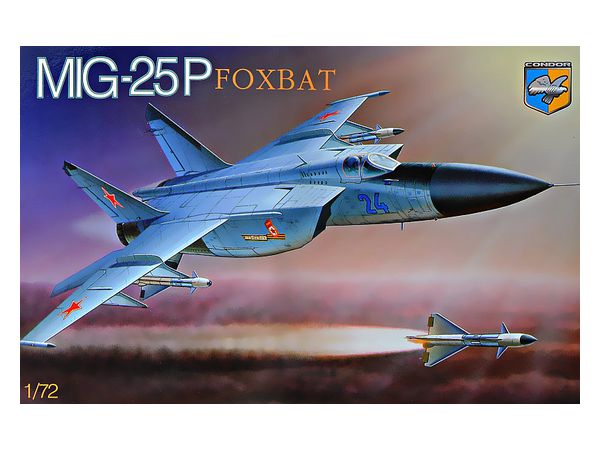 MiG-25P Foxbat Soviet interceptor (2 Types Of Decals Included)