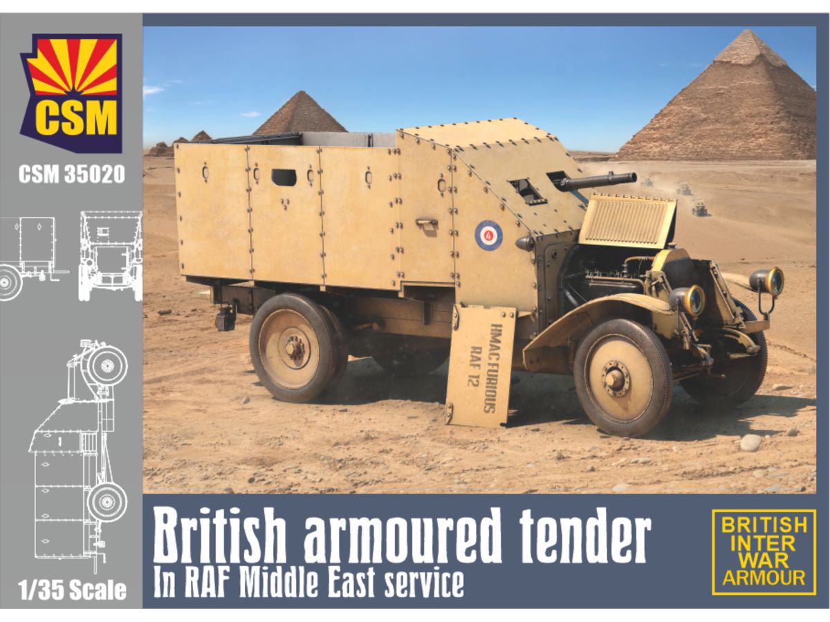 British Armoured Tender in RAF Middle East Service