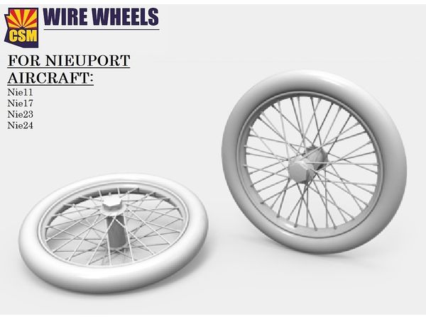 1/32 Nieuport Spoked Wheels