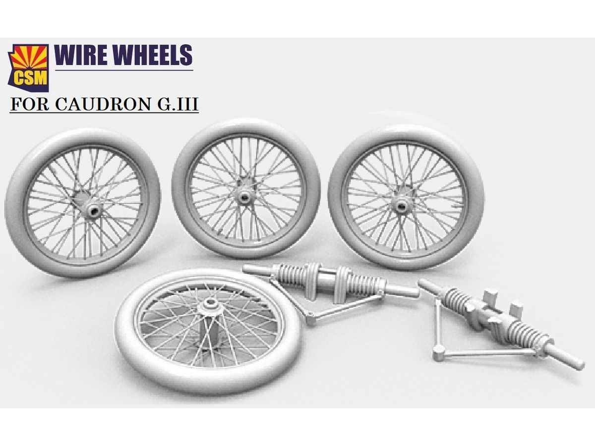 1/32 Caudron G.III Spoked Wheels