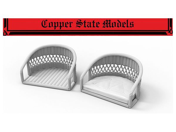 Wicker Seat w/Cushion