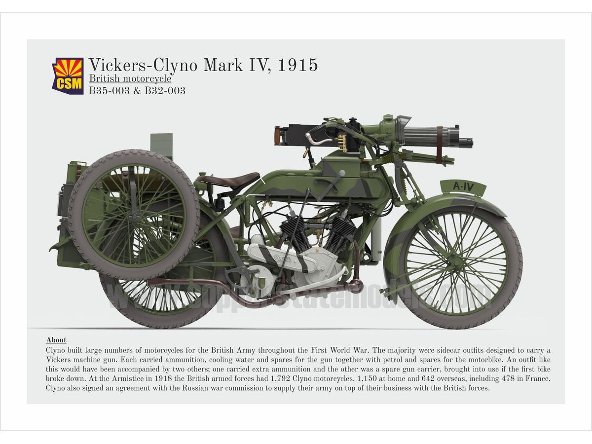 Vickers-Clyno Mark IV Motorcycle