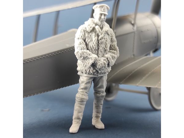 RNAS Pilot in Fur Coat