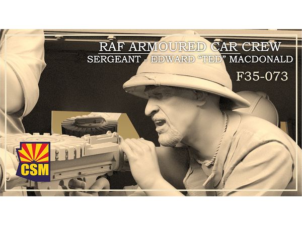 RAF ARMOURED CAR CREW Sergeant - Edward Ted MacDonald
