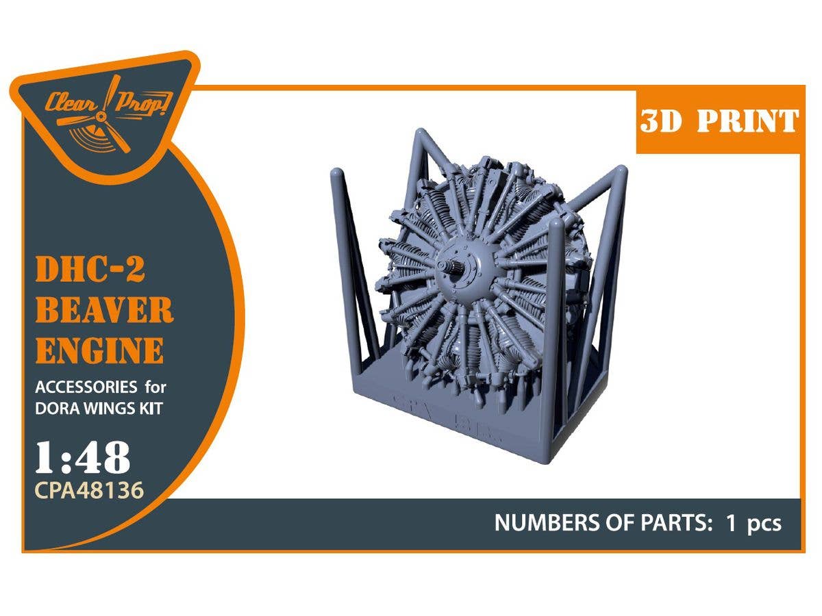 DHC-2 Beaver Engine for Dora Wings kit