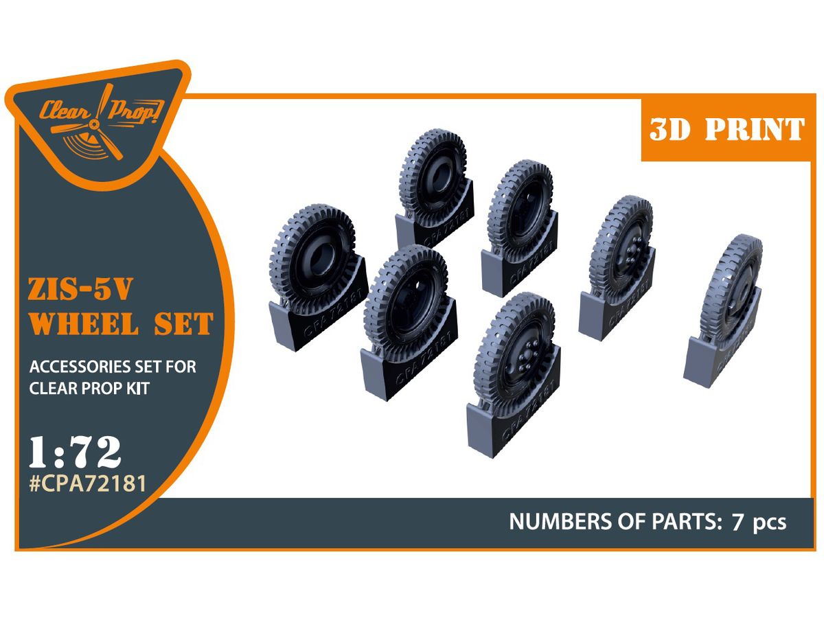 ZiS-5V wheel set for Clear Prop! Kits