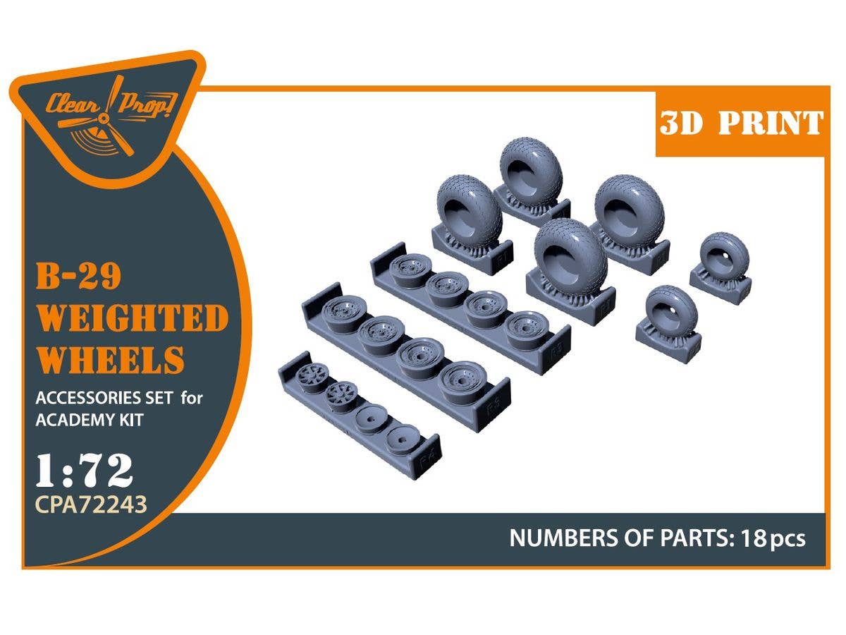 B-29 Wheels set (weighted)