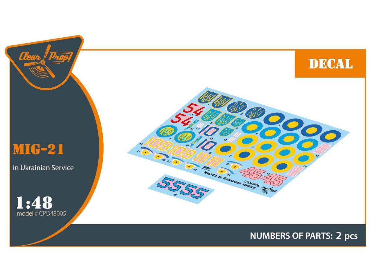 MiG-21 in Ukrainian Service Decal