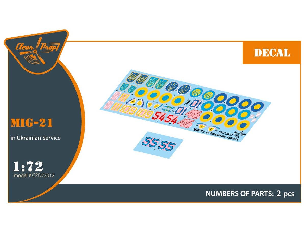 MiG-21 in Ukrainian Service Decal