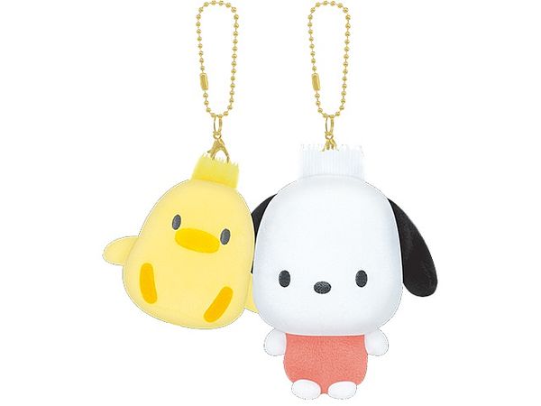 Sanrio: Nikonui Keychain Pochacco, Piyo