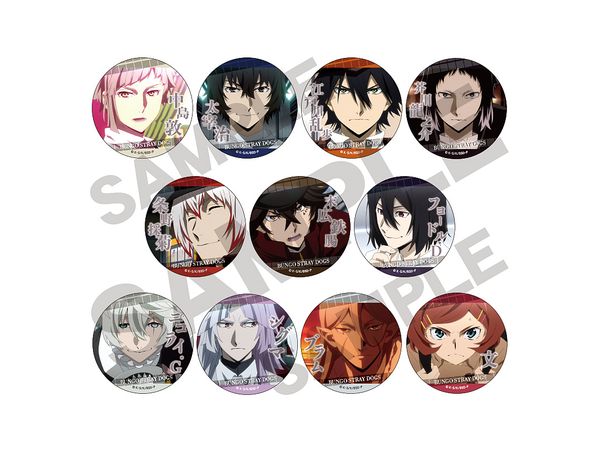 Bungo Stray Dogs: Trading Can Badge 1Box 11pcs
