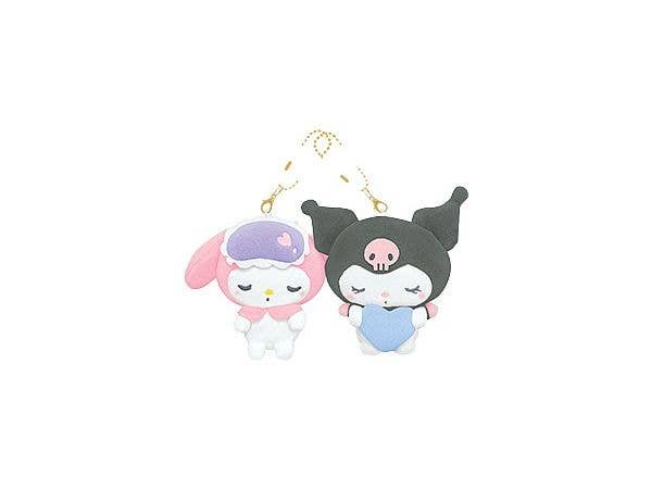Sanrio Characters Munyatto Nico Plush Keychain My Melody Kuromi Munyatto