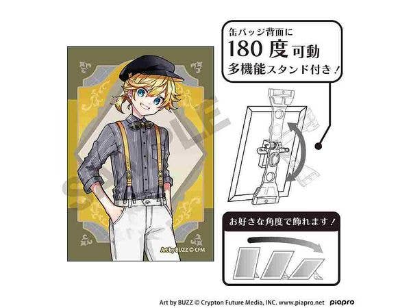 Hatsune Miku Art Can Badge Kagamine Len Retro Kobe 2025