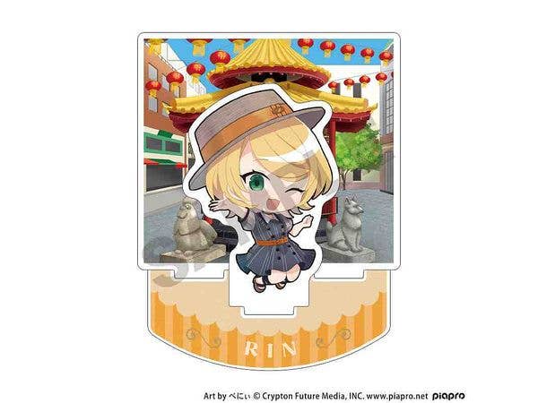 Hatsune Miku Diorama Acrylic Stand Kagamine Rin Retro Kobe 2025 Mini Character