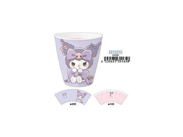 Runrun Ribbon Melamine Cup / Kuromi